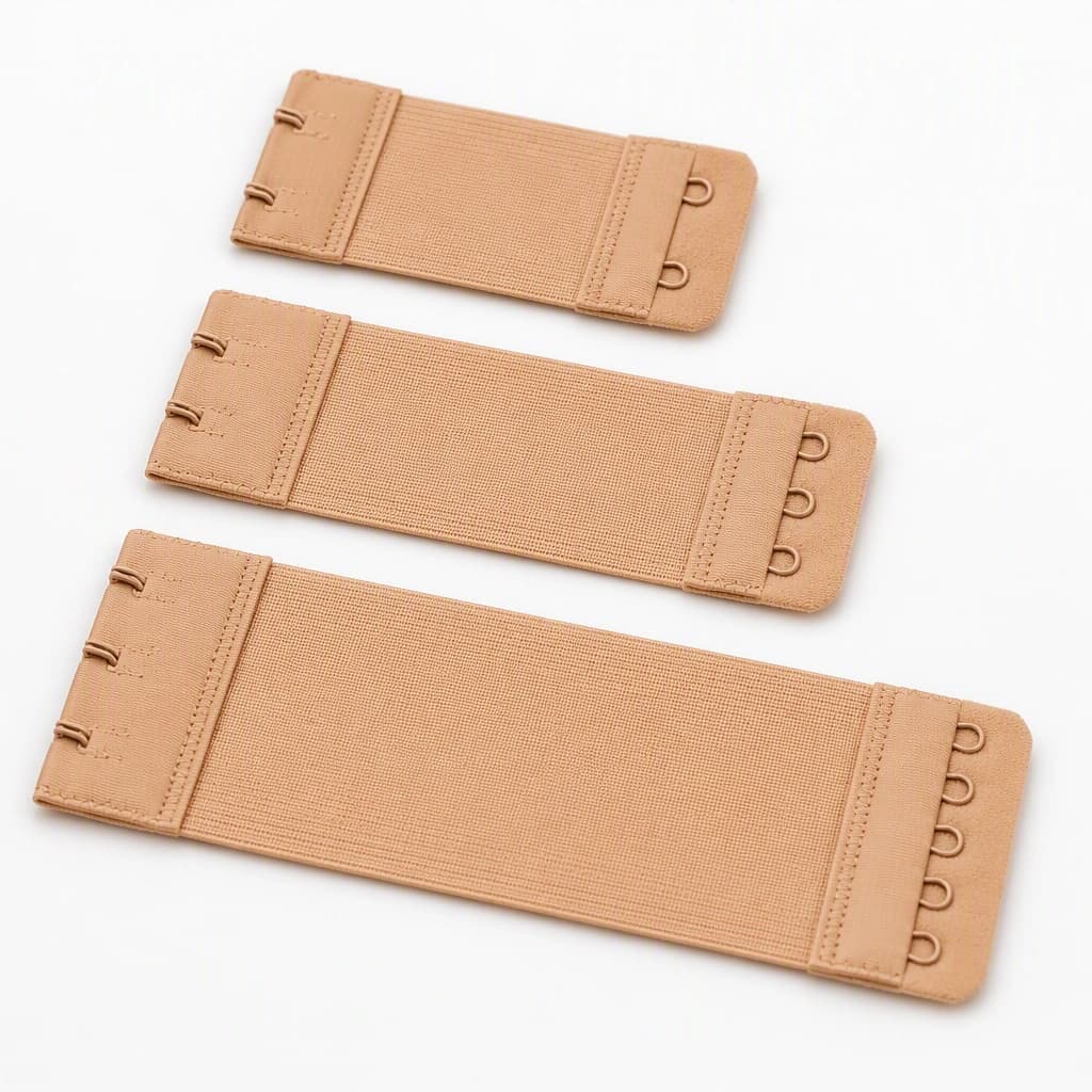 Hook-and-Eye Bra Extenders, side view