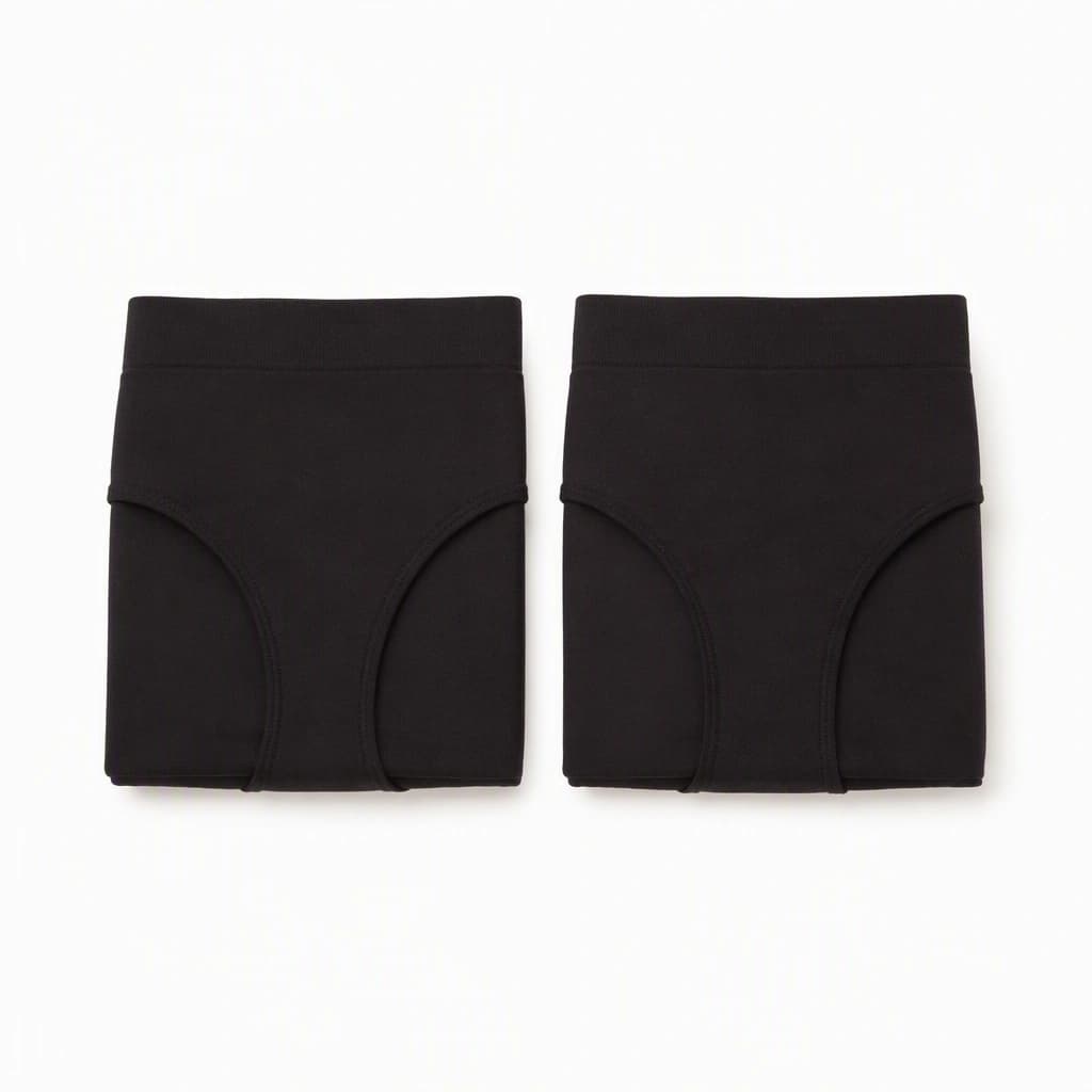 Essential Brief — Pack of 2 in Black, back view