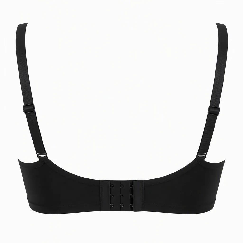 Everyday T-Shirt Bra in Black, back view