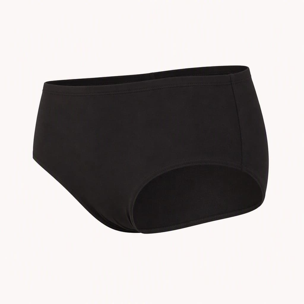 Hipster Brief in Black, side view