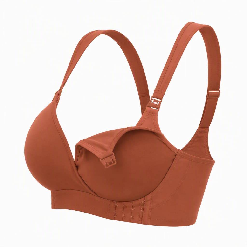 Nursing & Maternity Bra in Black, side view