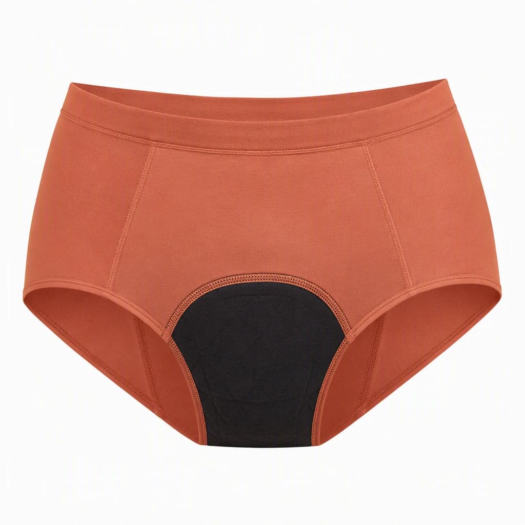 Period-Proof Panty in Black, front view