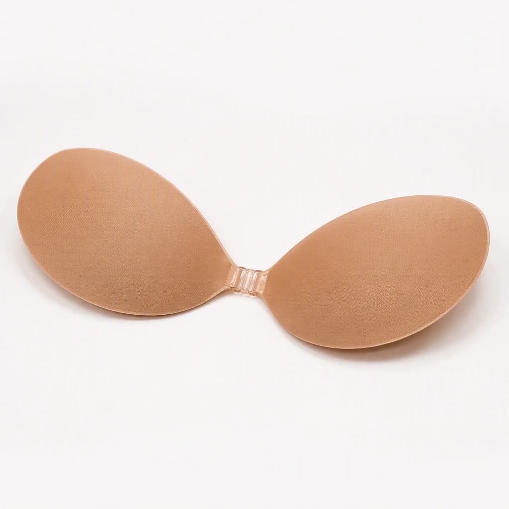 Stick-On Silicone Bra, side view
