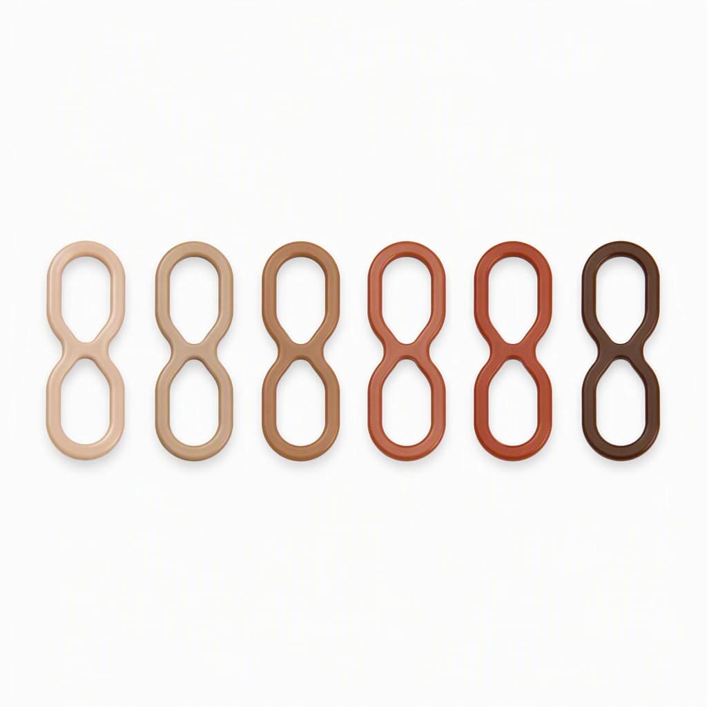 Strap Converter Clips, front view