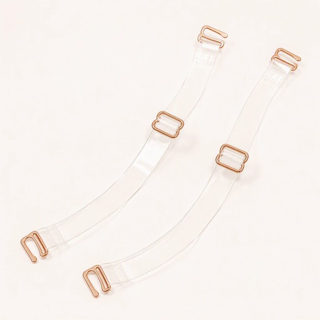 Transparent Bra Straps, front view