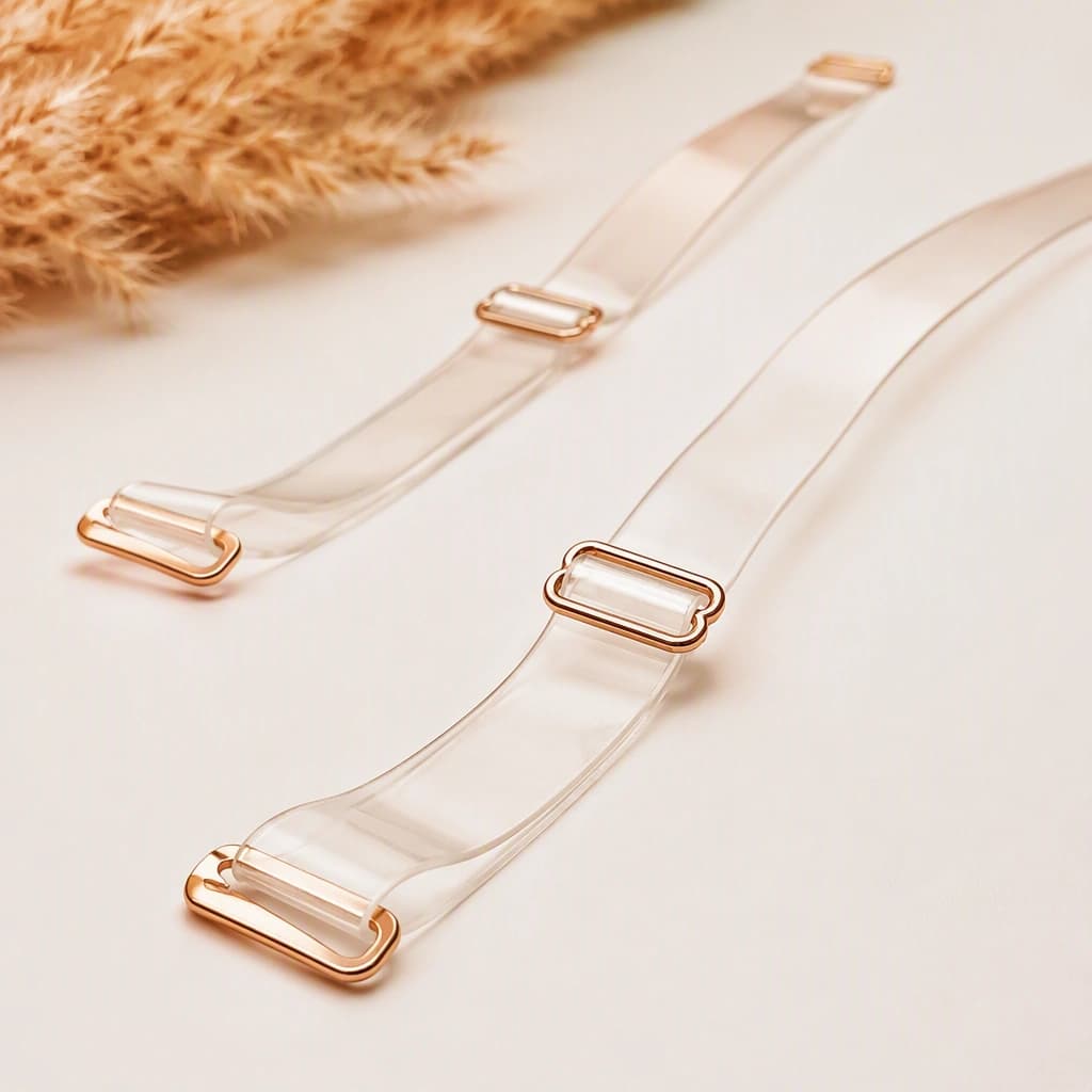 Transparent Bra Straps, side view